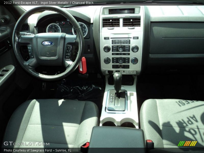 Ingot Silver Metallic / Charcoal Black 2012 Ford Escape XLT