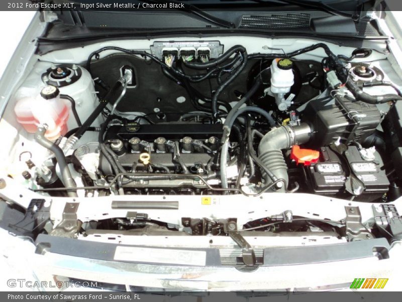 Ingot Silver Metallic / Charcoal Black 2012 Ford Escape XLT