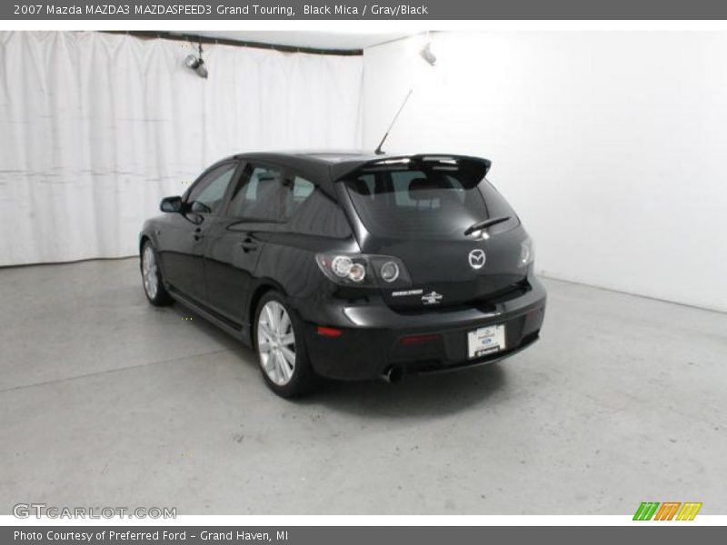 Black Mica / Gray/Black 2007 Mazda MAZDA3 MAZDASPEED3 Grand Touring