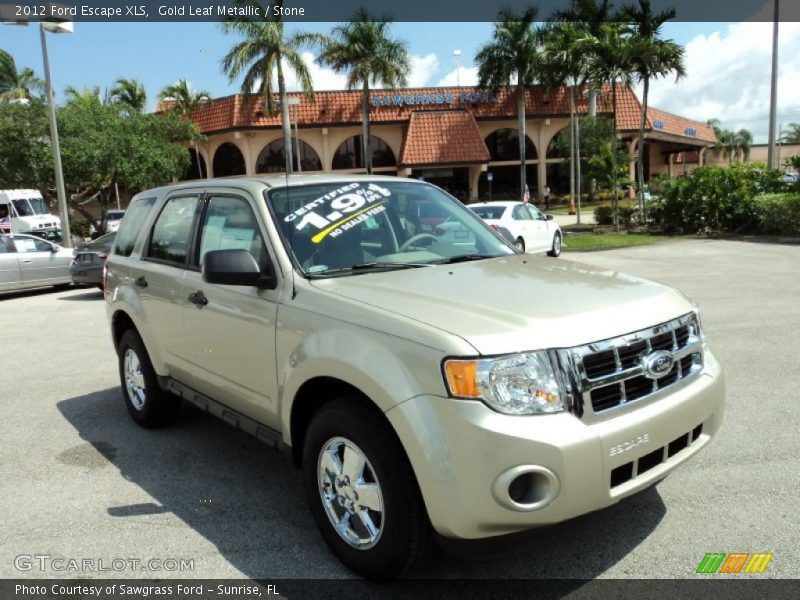 Gold Leaf Metallic / Stone 2012 Ford Escape XLS