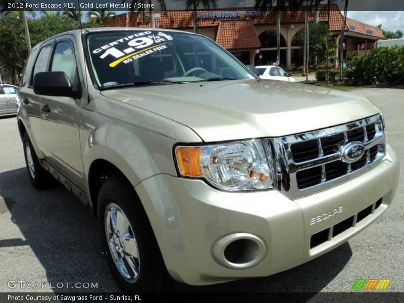 Gold Leaf Metallic / Stone 2012 Ford Escape XLS