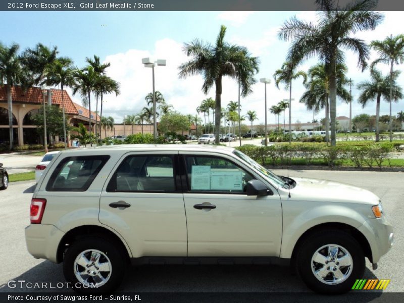 Gold Leaf Metallic / Stone 2012 Ford Escape XLS