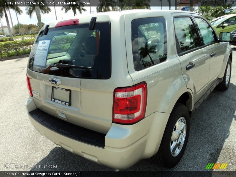 Gold Leaf Metallic / Stone 2012 Ford Escape XLS