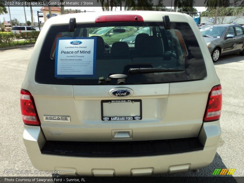 Gold Leaf Metallic / Stone 2012 Ford Escape XLS