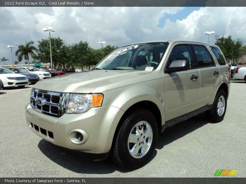 Gold Leaf Metallic / Stone 2012 Ford Escape XLS