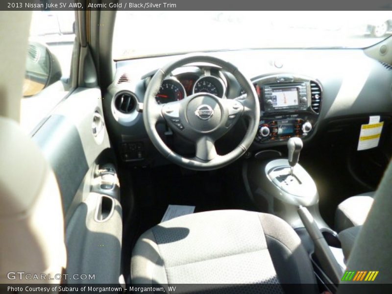 Atomic Gold / Black/Silver Trim 2013 Nissan Juke SV AWD