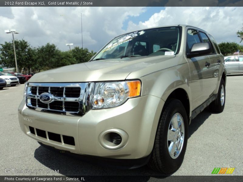 Gold Leaf Metallic / Stone 2012 Ford Escape XLS