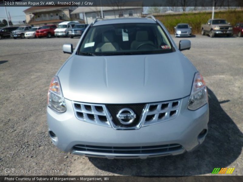 Frosted Steel / Gray 2013 Nissan Rogue SV AWD