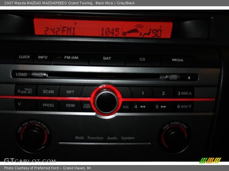 Black Mica / Gray/Black 2007 Mazda MAZDA3 MAZDASPEED3 Grand Touring