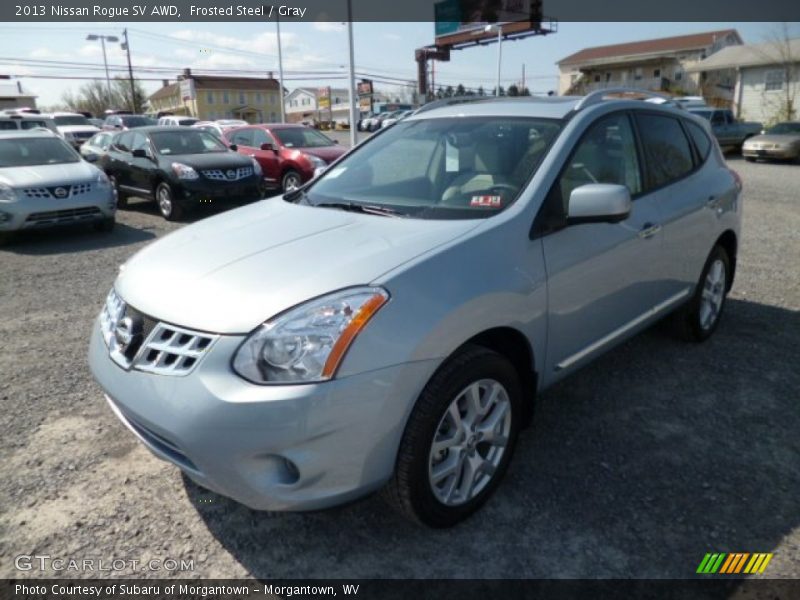 Frosted Steel / Gray 2013 Nissan Rogue SV AWD