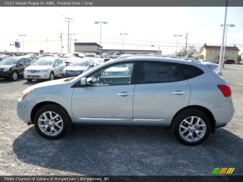 Frosted Steel / Gray 2013 Nissan Rogue SV AWD
