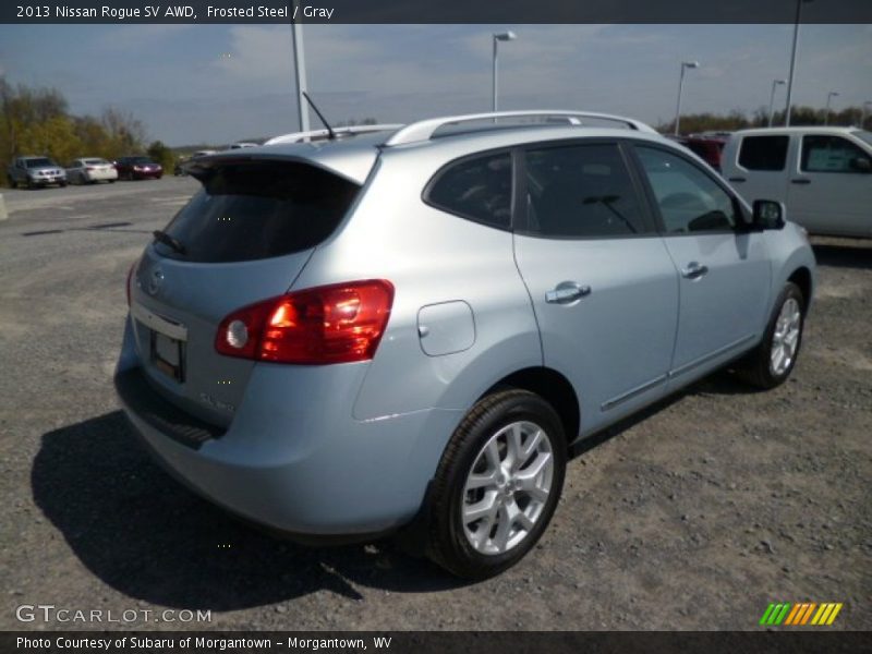 Frosted Steel / Gray 2013 Nissan Rogue SV AWD