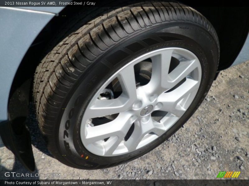 Frosted Steel / Gray 2013 Nissan Rogue SV AWD