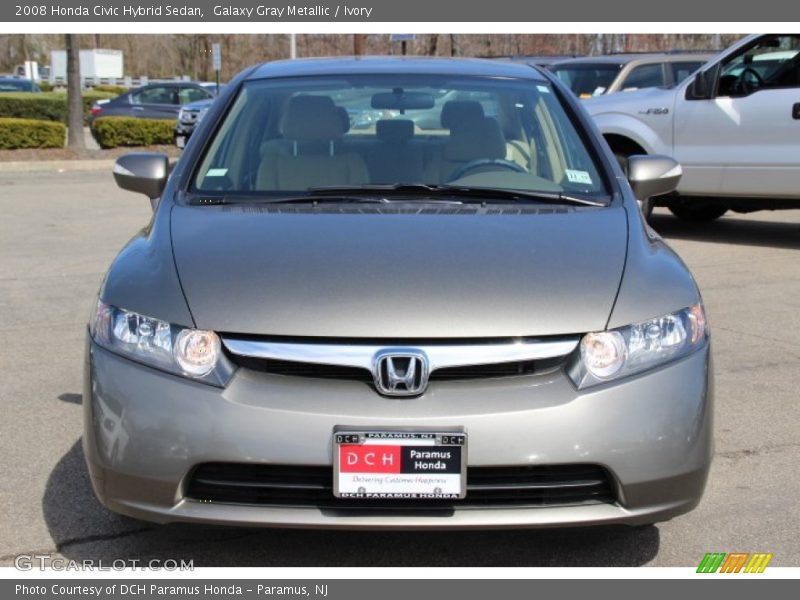 Galaxy Gray Metallic / Ivory 2008 Honda Civic Hybrid Sedan