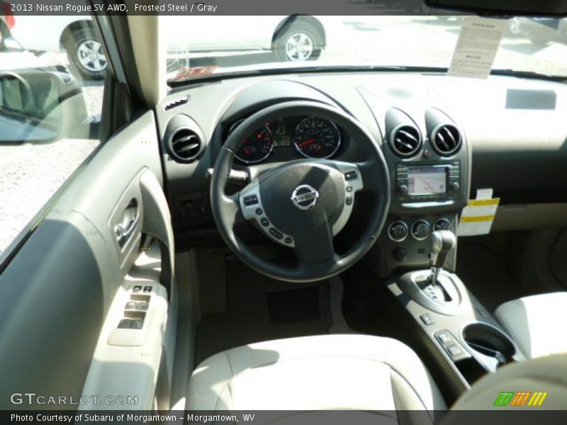 Frosted Steel / Gray 2013 Nissan Rogue SV AWD
