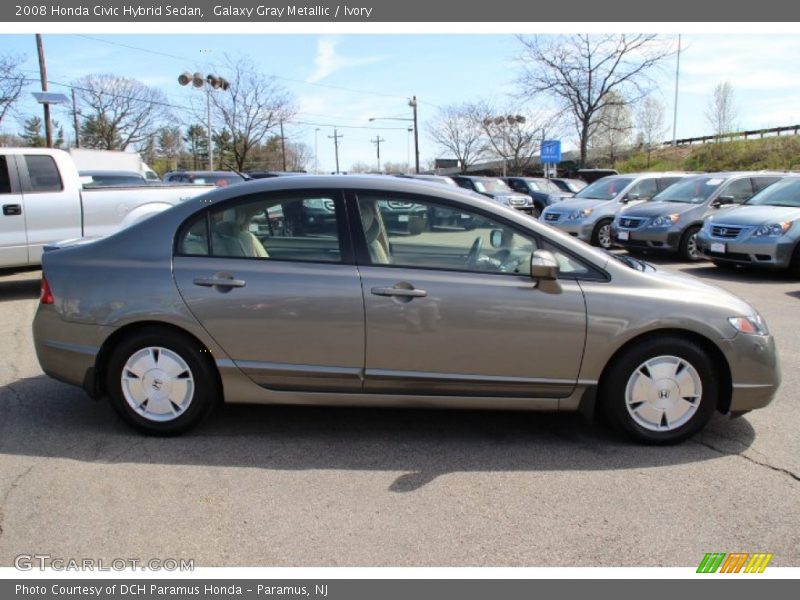 Galaxy Gray Metallic / Ivory 2008 Honda Civic Hybrid Sedan