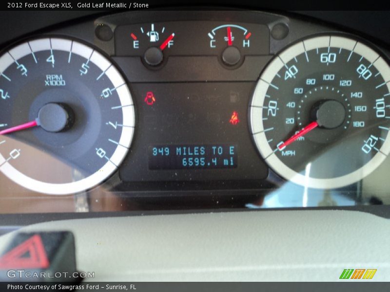 Gold Leaf Metallic / Stone 2012 Ford Escape XLS