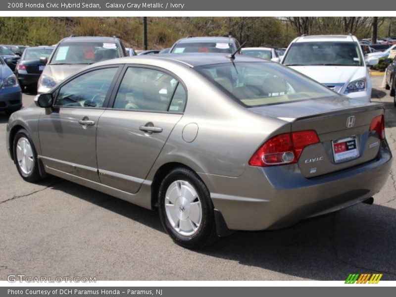 Galaxy Gray Metallic / Ivory 2008 Honda Civic Hybrid Sedan