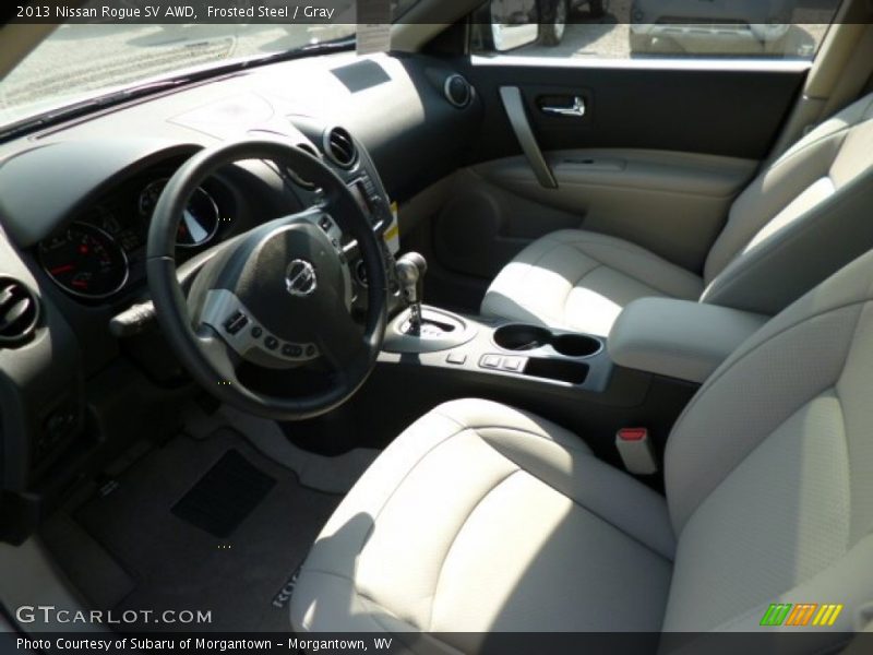 Frosted Steel / Gray 2013 Nissan Rogue SV AWD