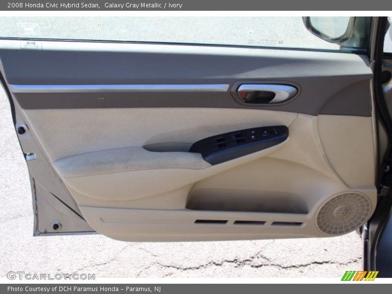 Galaxy Gray Metallic / Ivory 2008 Honda Civic Hybrid Sedan