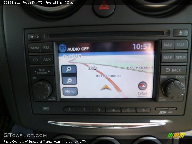 Frosted Steel / Gray 2013 Nissan Rogue SV AWD