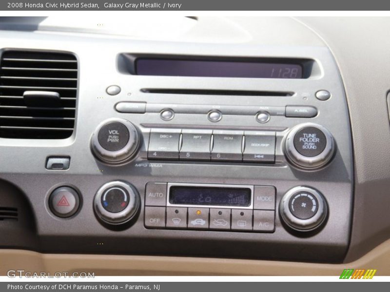 Galaxy Gray Metallic / Ivory 2008 Honda Civic Hybrid Sedan