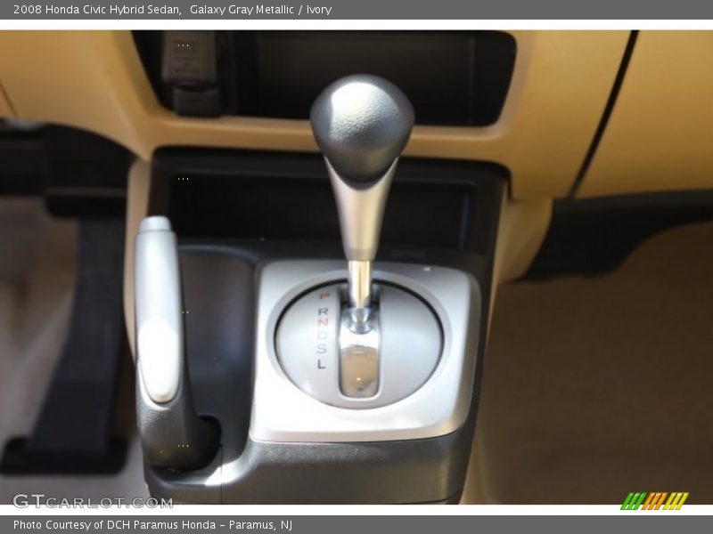 Galaxy Gray Metallic / Ivory 2008 Honda Civic Hybrid Sedan