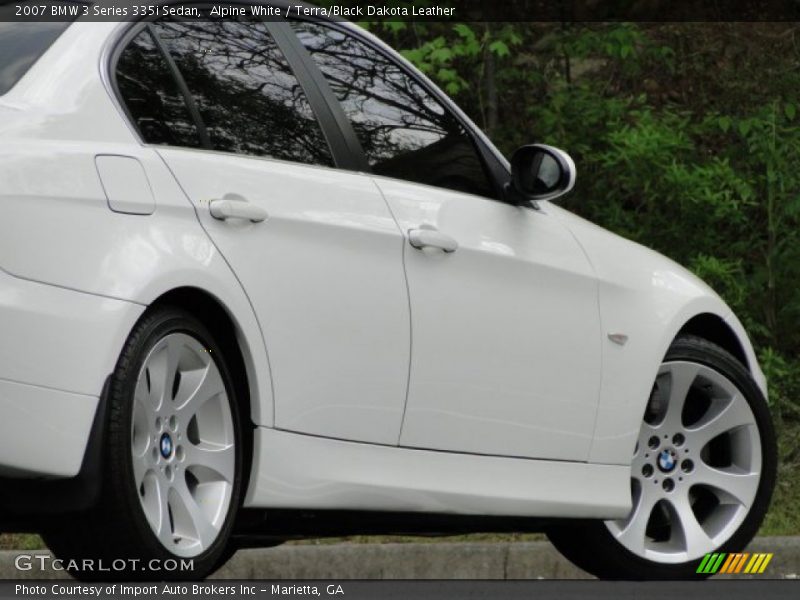 Alpine White / Terra/Black Dakota Leather 2007 BMW 3 Series 335i Sedan