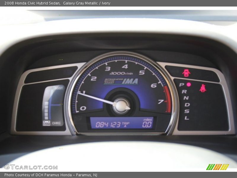 Galaxy Gray Metallic / Ivory 2008 Honda Civic Hybrid Sedan