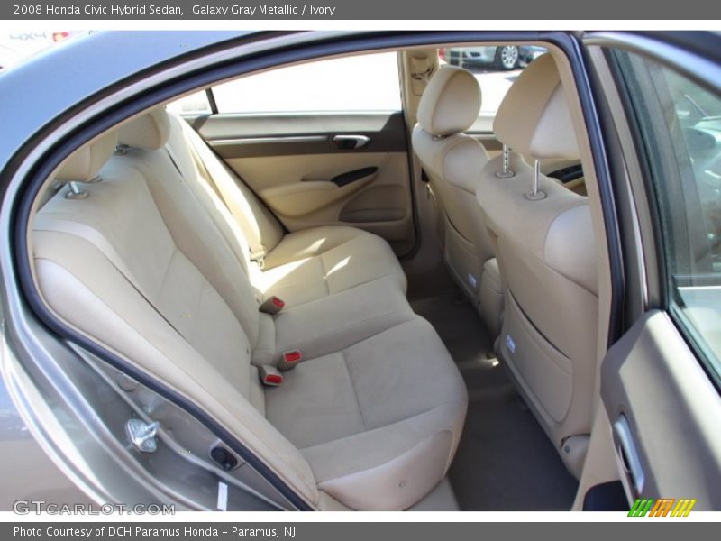 Galaxy Gray Metallic / Ivory 2008 Honda Civic Hybrid Sedan