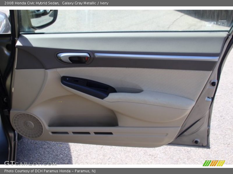 Galaxy Gray Metallic / Ivory 2008 Honda Civic Hybrid Sedan