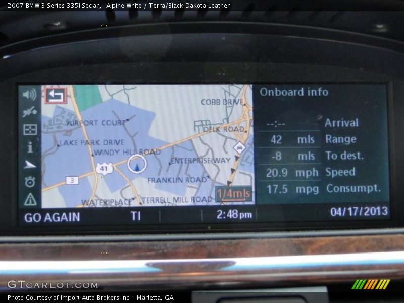 Navigation of 2007 3 Series 335i Sedan