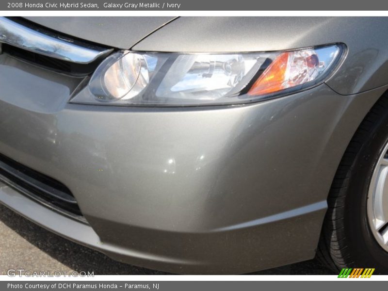 Galaxy Gray Metallic / Ivory 2008 Honda Civic Hybrid Sedan