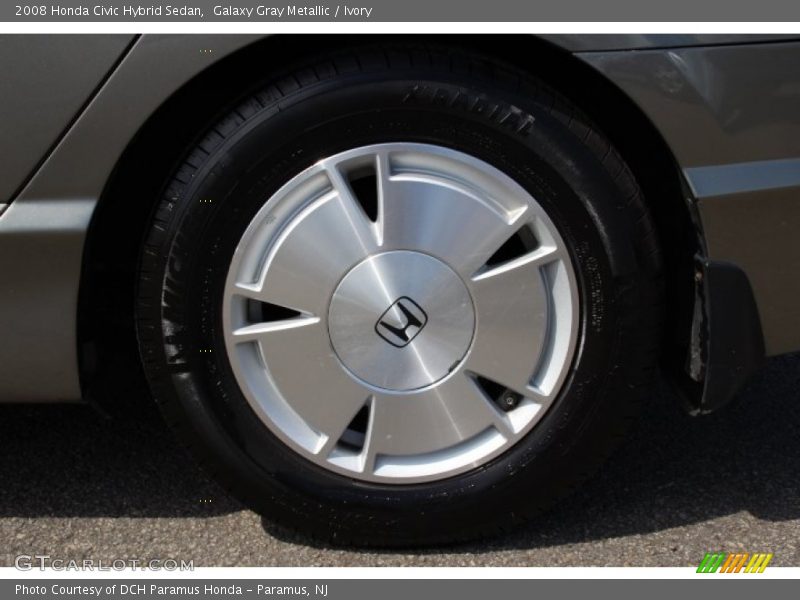 Galaxy Gray Metallic / Ivory 2008 Honda Civic Hybrid Sedan