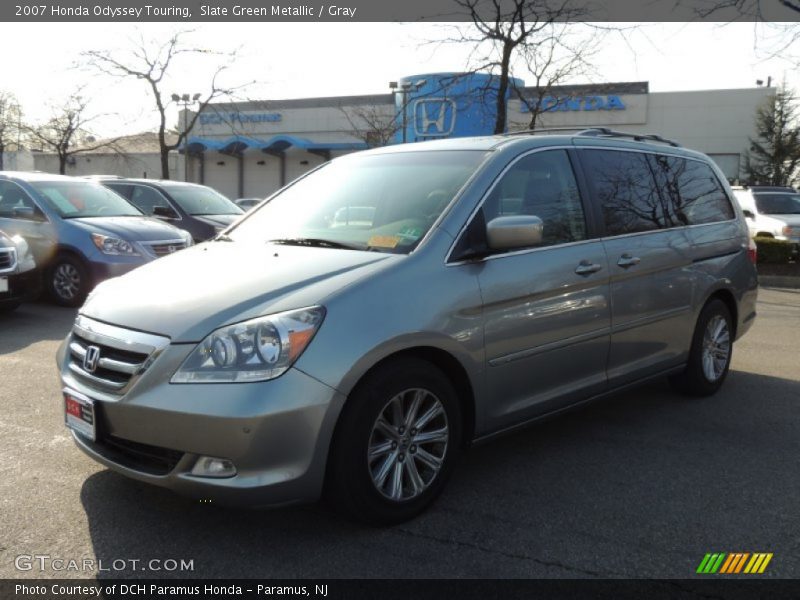 Slate Green Metallic / Gray 2007 Honda Odyssey Touring