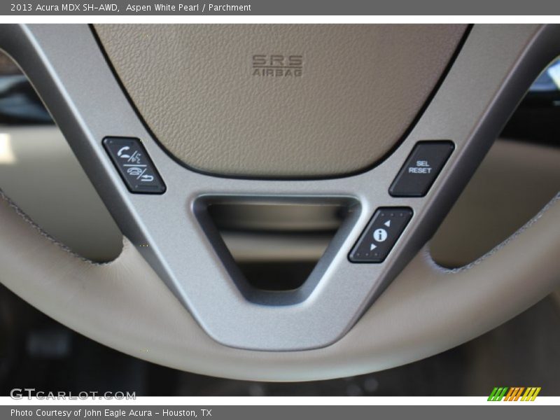 Aspen White Pearl / Parchment 2013 Acura MDX SH-AWD