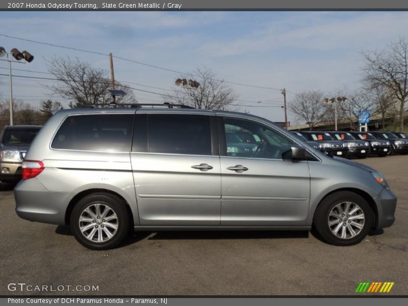 Slate Green Metallic / Gray 2007 Honda Odyssey Touring