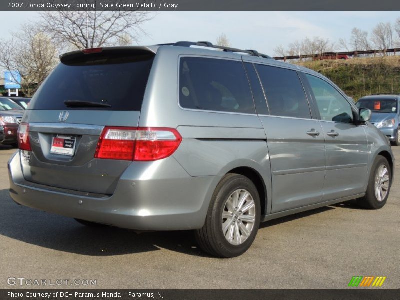 Slate Green Metallic / Gray 2007 Honda Odyssey Touring