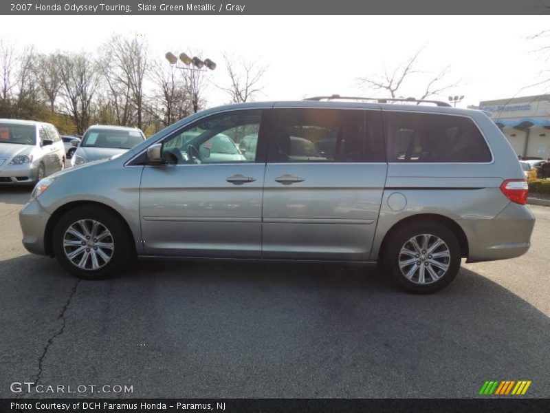 Slate Green Metallic / Gray 2007 Honda Odyssey Touring
