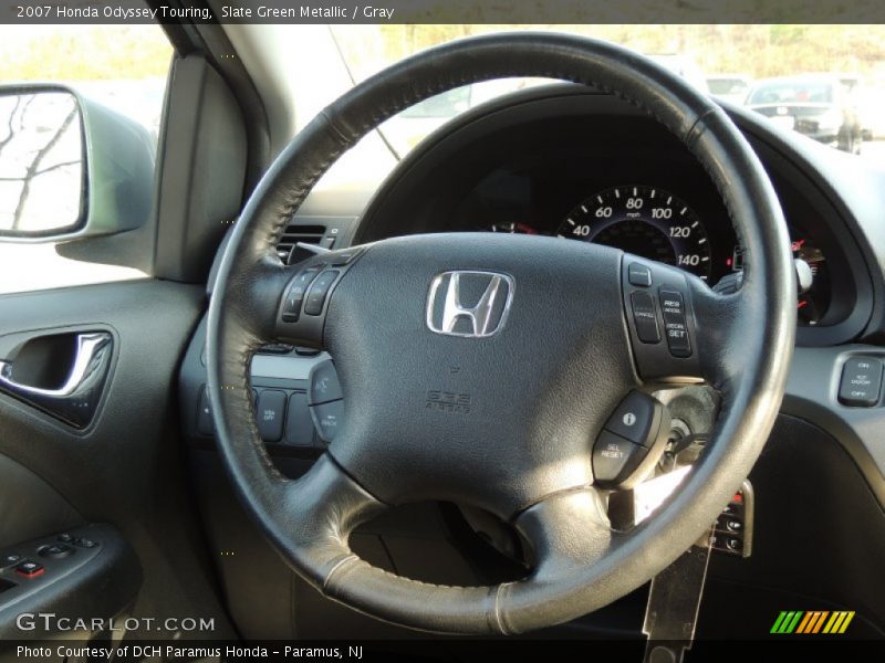 Slate Green Metallic / Gray 2007 Honda Odyssey Touring