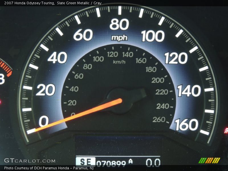 Slate Green Metallic / Gray 2007 Honda Odyssey Touring