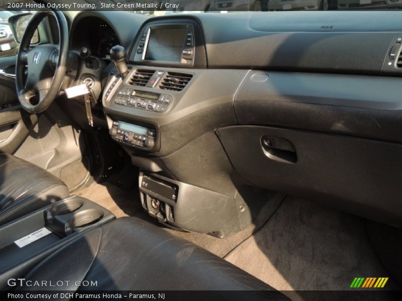 Slate Green Metallic / Gray 2007 Honda Odyssey Touring