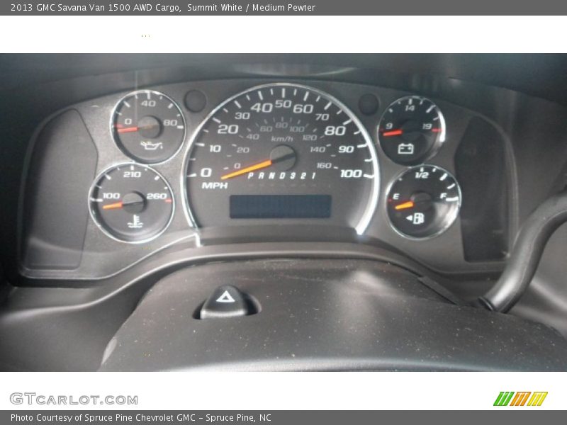  2013 Savana Van 1500 AWD Cargo 1500 AWD Cargo Gauges