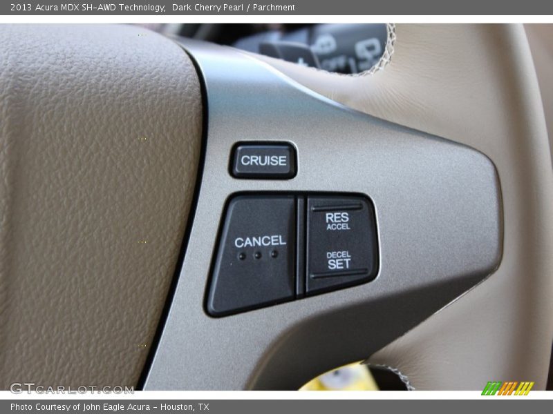 Controls of 2013 MDX SH-AWD Technology