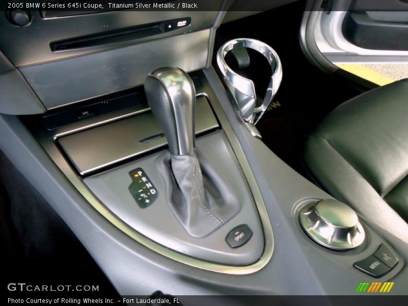 Titanium Silver Metallic / Black 2005 BMW 6 Series 645i Coupe