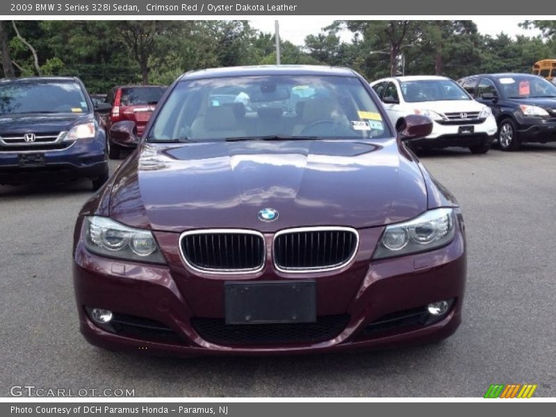 Crimson Red / Oyster Dakota Leather 2009 BMW 3 Series 328i Sedan