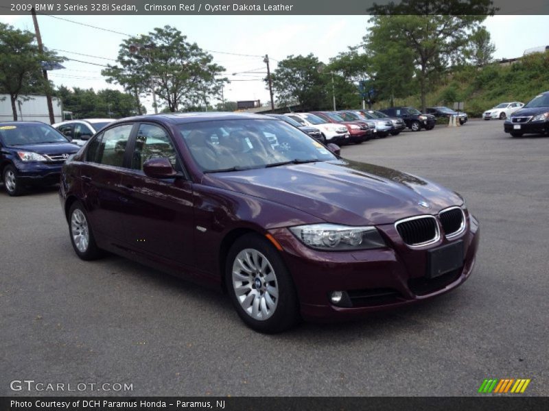 Crimson Red / Oyster Dakota Leather 2009 BMW 3 Series 328i Sedan