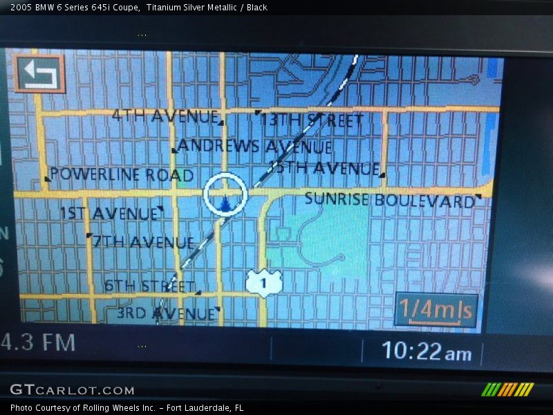 Titanium Silver Metallic / Black 2005 BMW 6 Series 645i Coupe