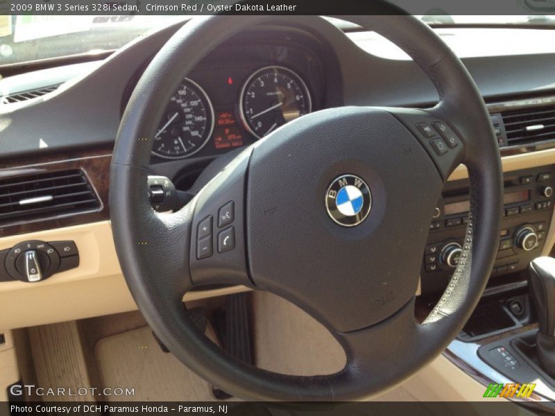 Crimson Red / Oyster Dakota Leather 2009 BMW 3 Series 328i Sedan