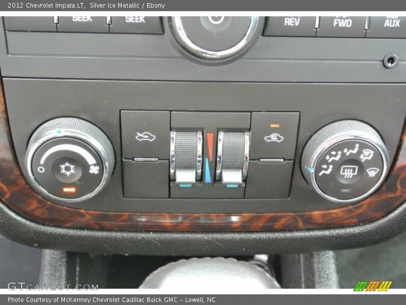 Controls of 2012 Impala LT
